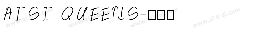AISI QUEENS字体转换
